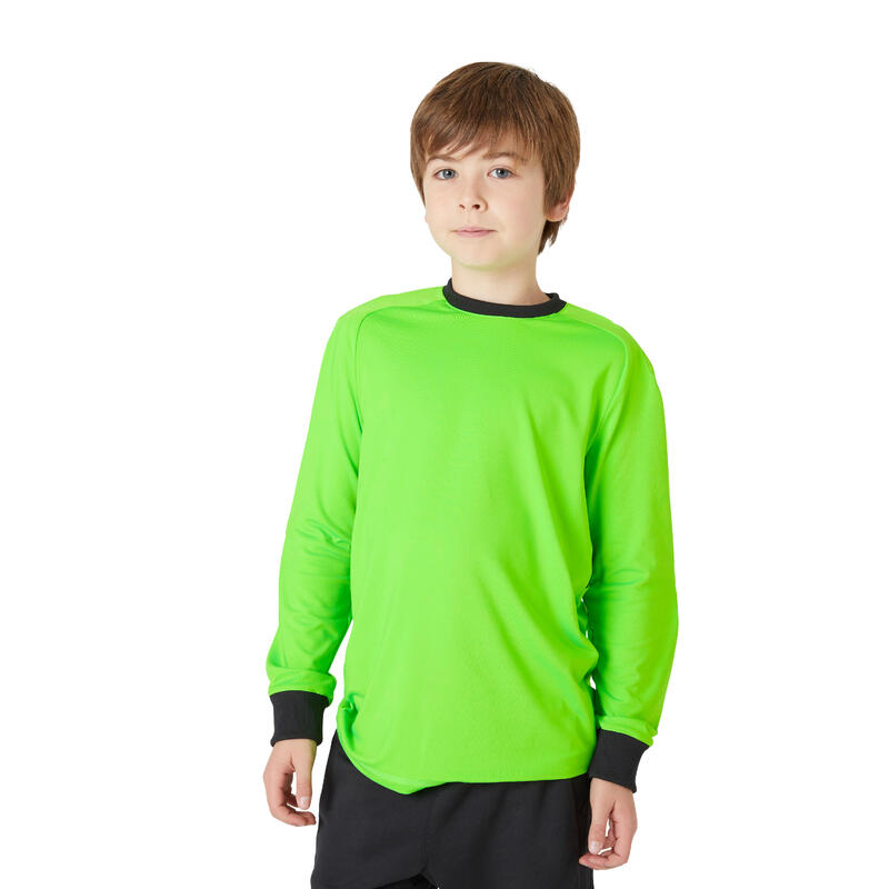 Camiseta de portero de fútbol Niños Kipsta F100