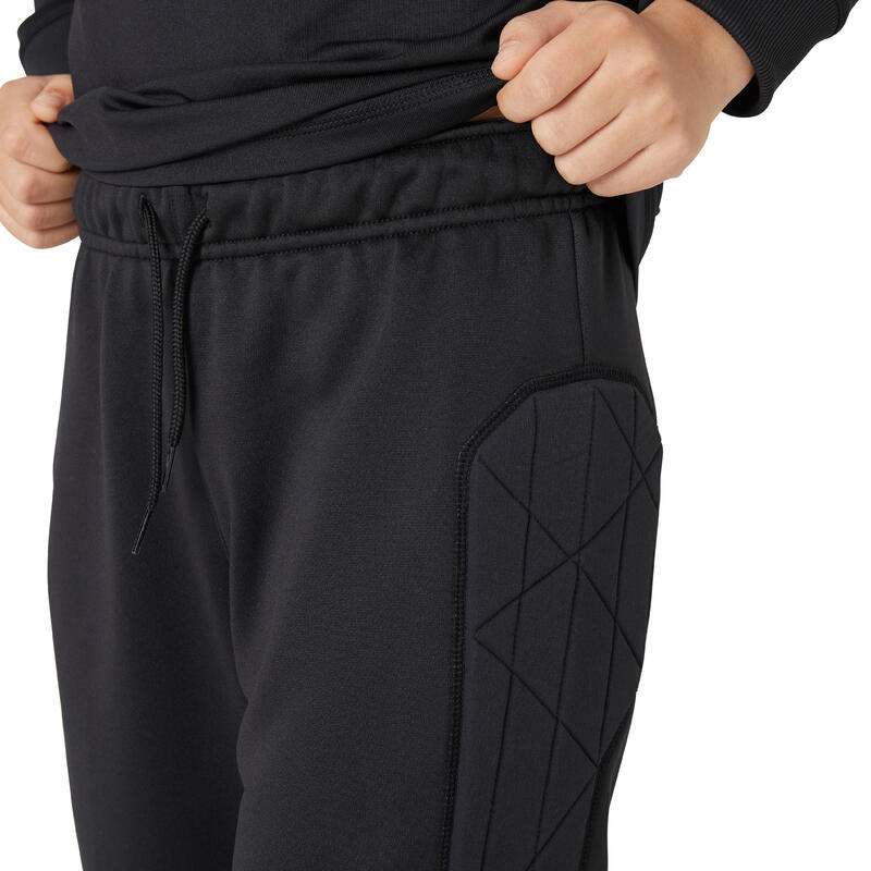 Keepershort voetbal kinderen F100 zwart