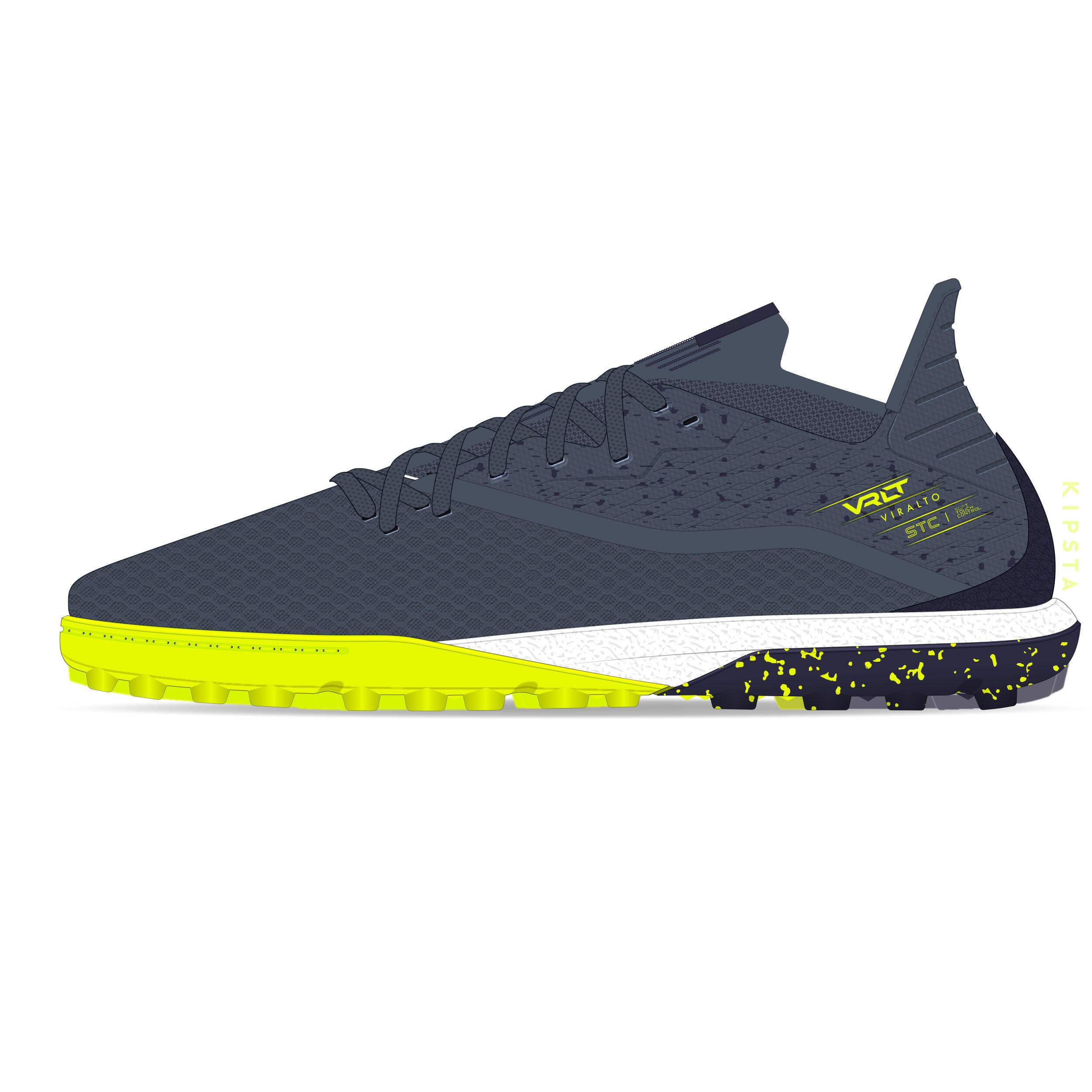 CHAUSSURES DE FOOTBALL VIRALTO III 3D AIRMESH TURF TF BLEU FONCE 2/10