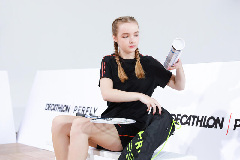 Tricou Badminton 530 Negru Damă