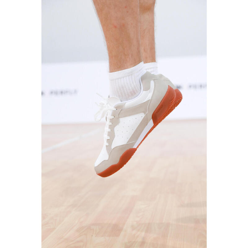 MEN BADMINTON SHOES BS 190 LTD BEIGE