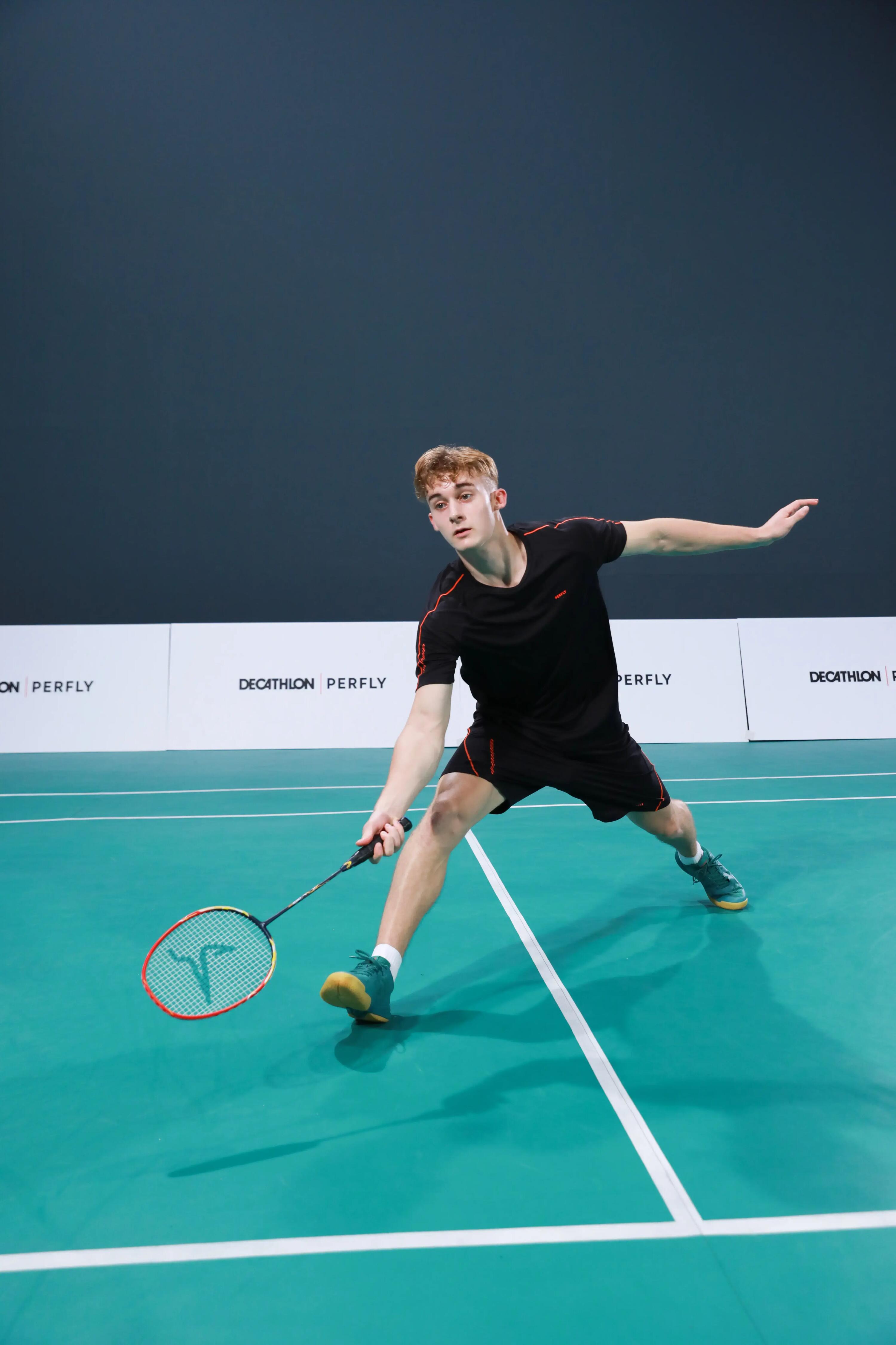 MEN BADMINTON  T- SHIRT 530 BLACK 19/20