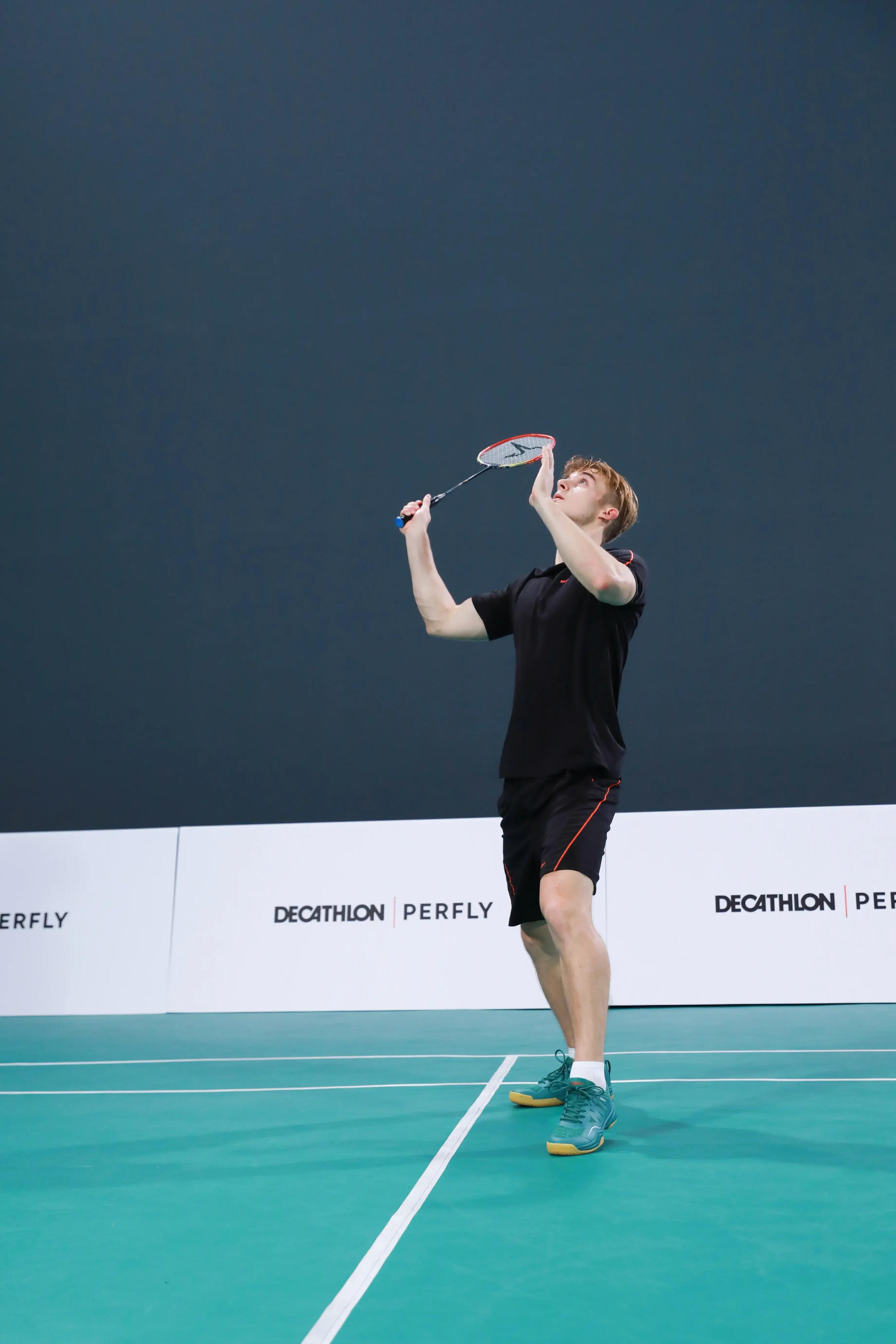 MEN BADMINTON  T- SHIRT 530 BLACK 17/20
