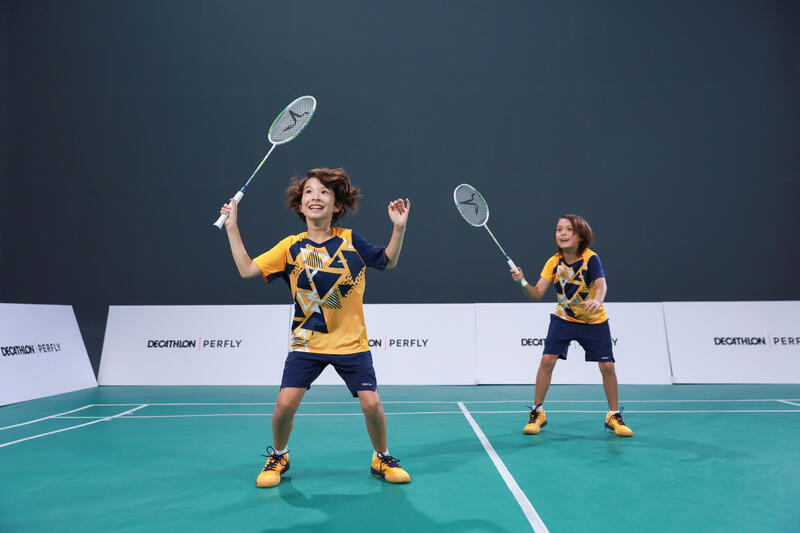 Kinder Badmintonshorts - 560 marineblau