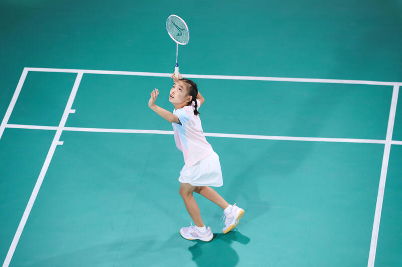 Badmintonrokje voor meisjes 560 wit