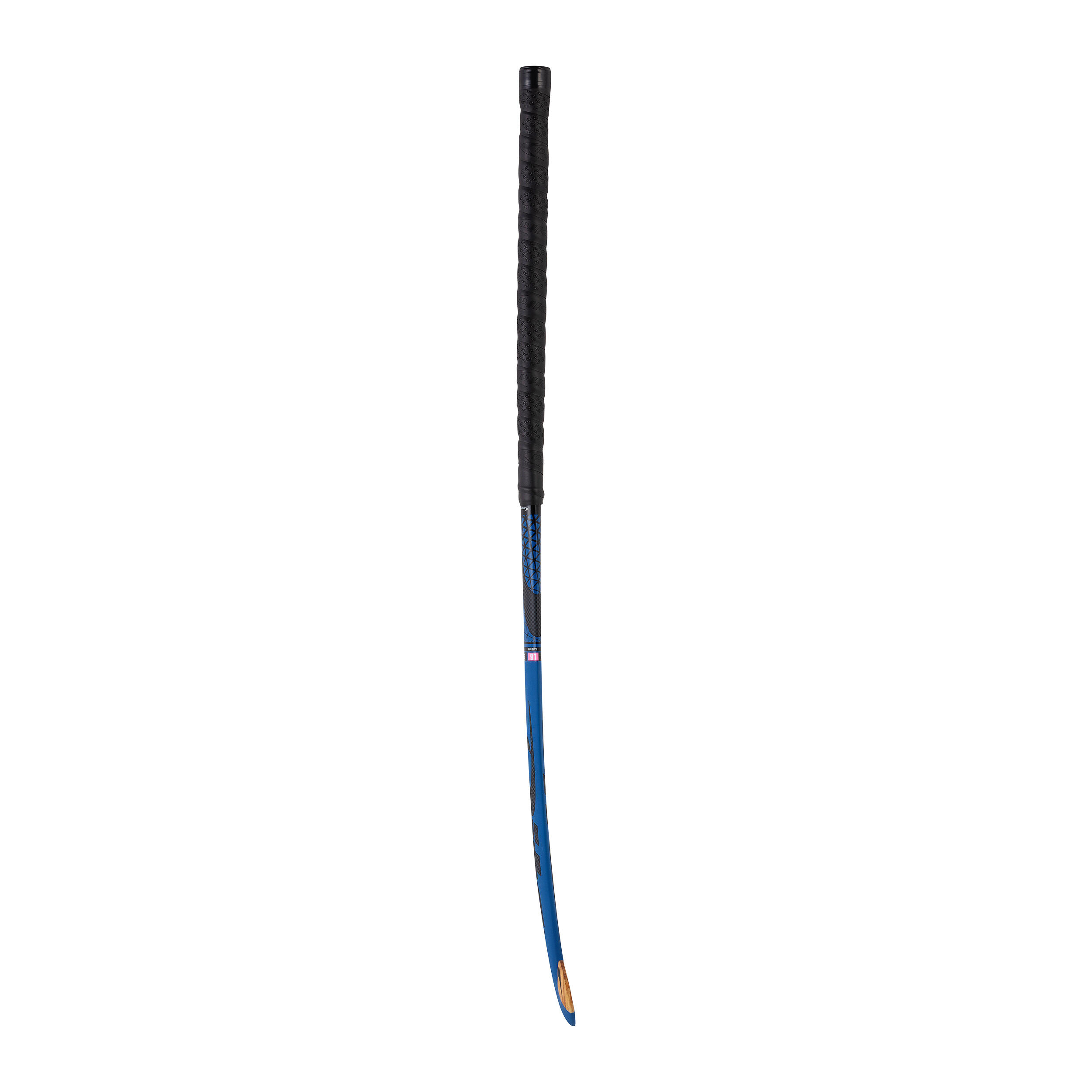 Adult Intermediate Wood/40% Carbon Low Bow Indoor Hockey Stick MegaproC40 - Blue 8/8
