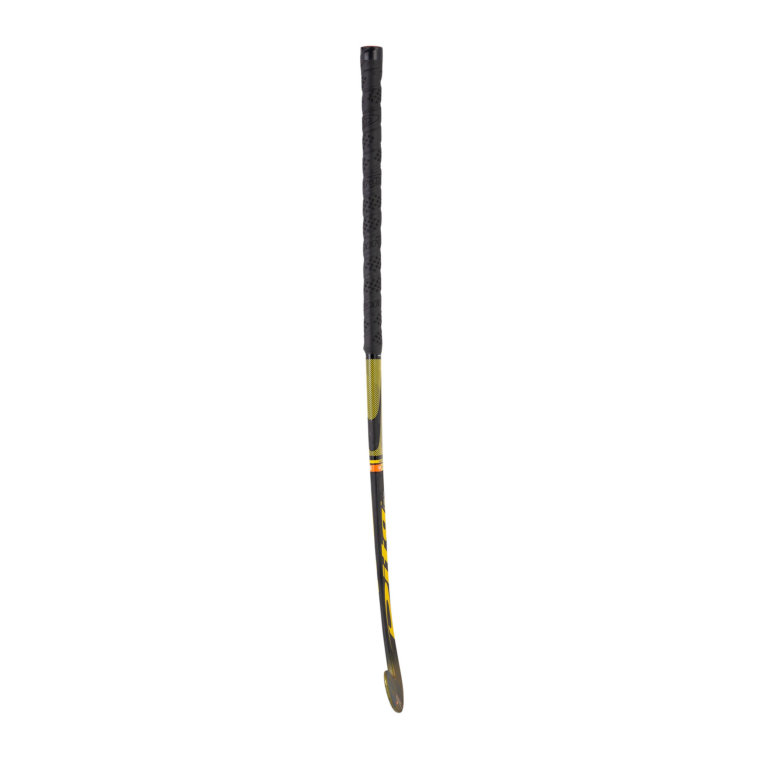 Adult Advanced 90% Carbon X-Low Bow Indoor Hockey Stick CarboTec - Black/Orange 7/8