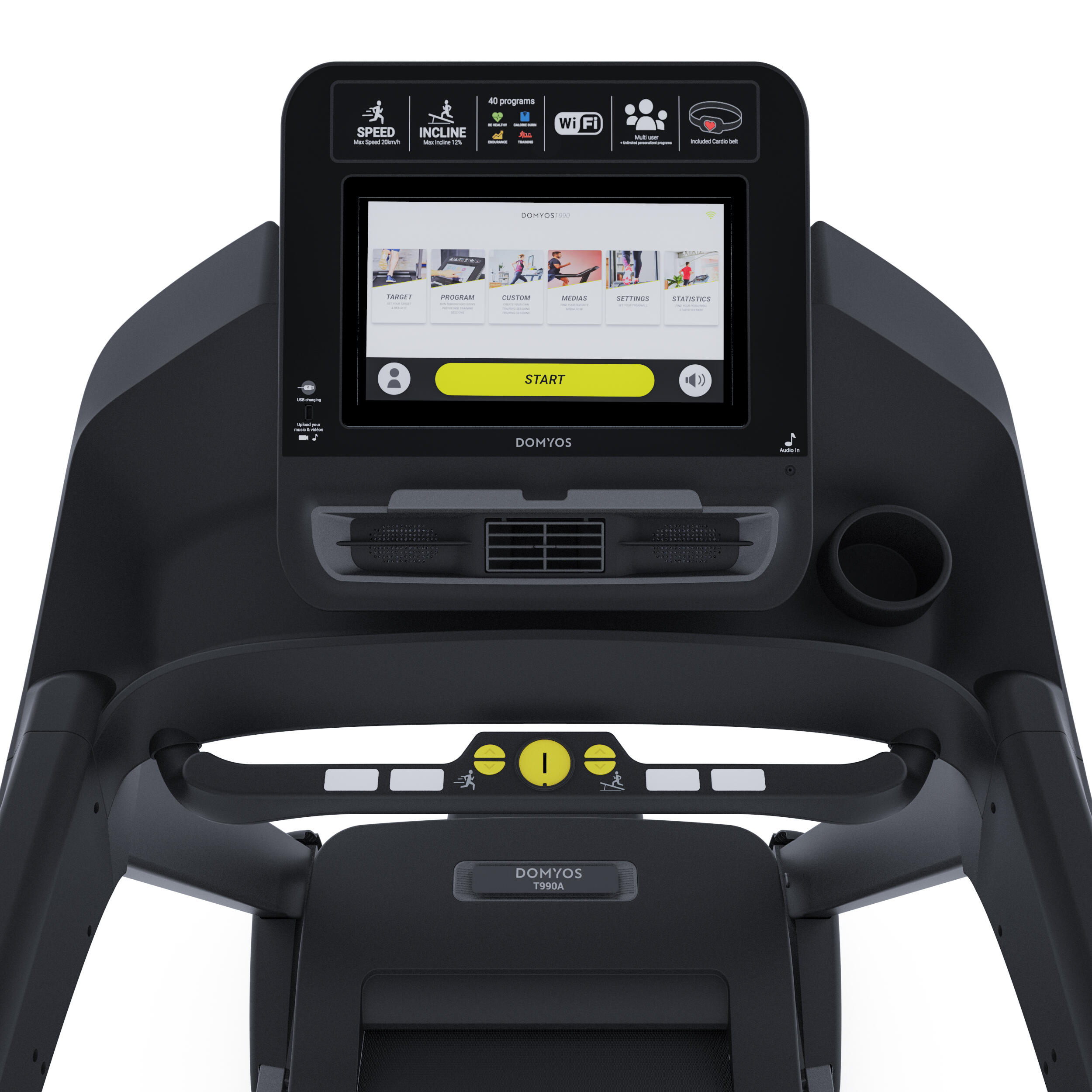 Treadmill T990 Connected to the Internet 4/8