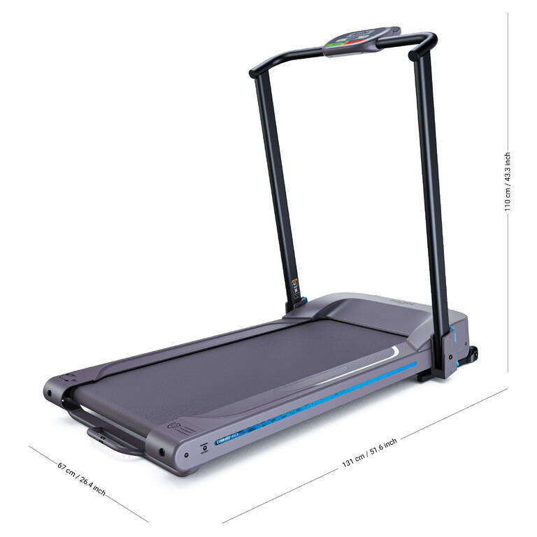 Assembly-Free Compact Treadmill W500 - 8 km/h, 40⨯100 cm