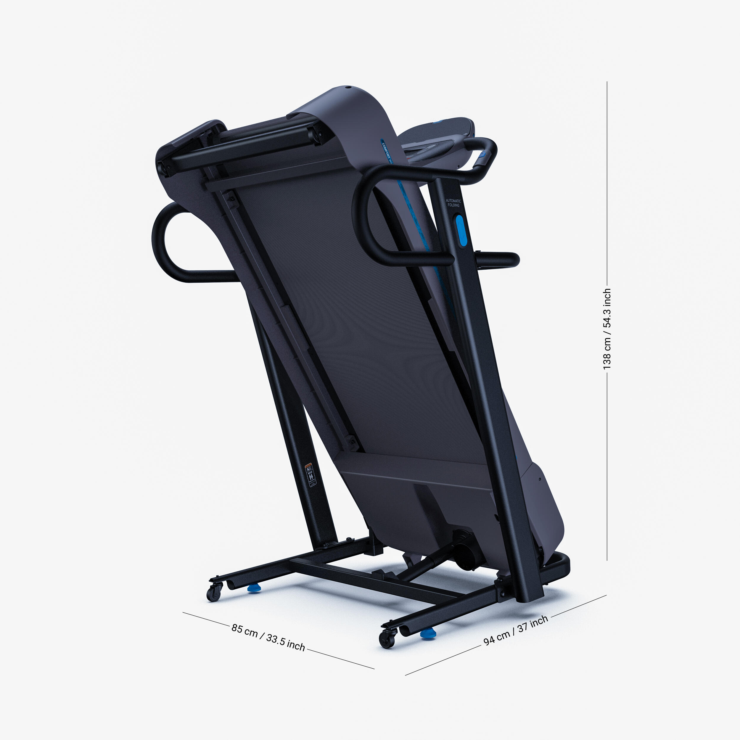 Extra Comfortable Connected Walking Treadmill 10 km/h – W 900 110 V - DOMYOS