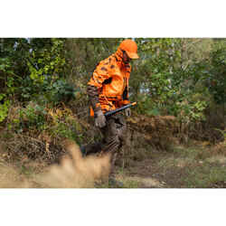 DURABLE WATERPROOF HUNTING JACKET SUPERTRACK 900 - NEON ORANGE