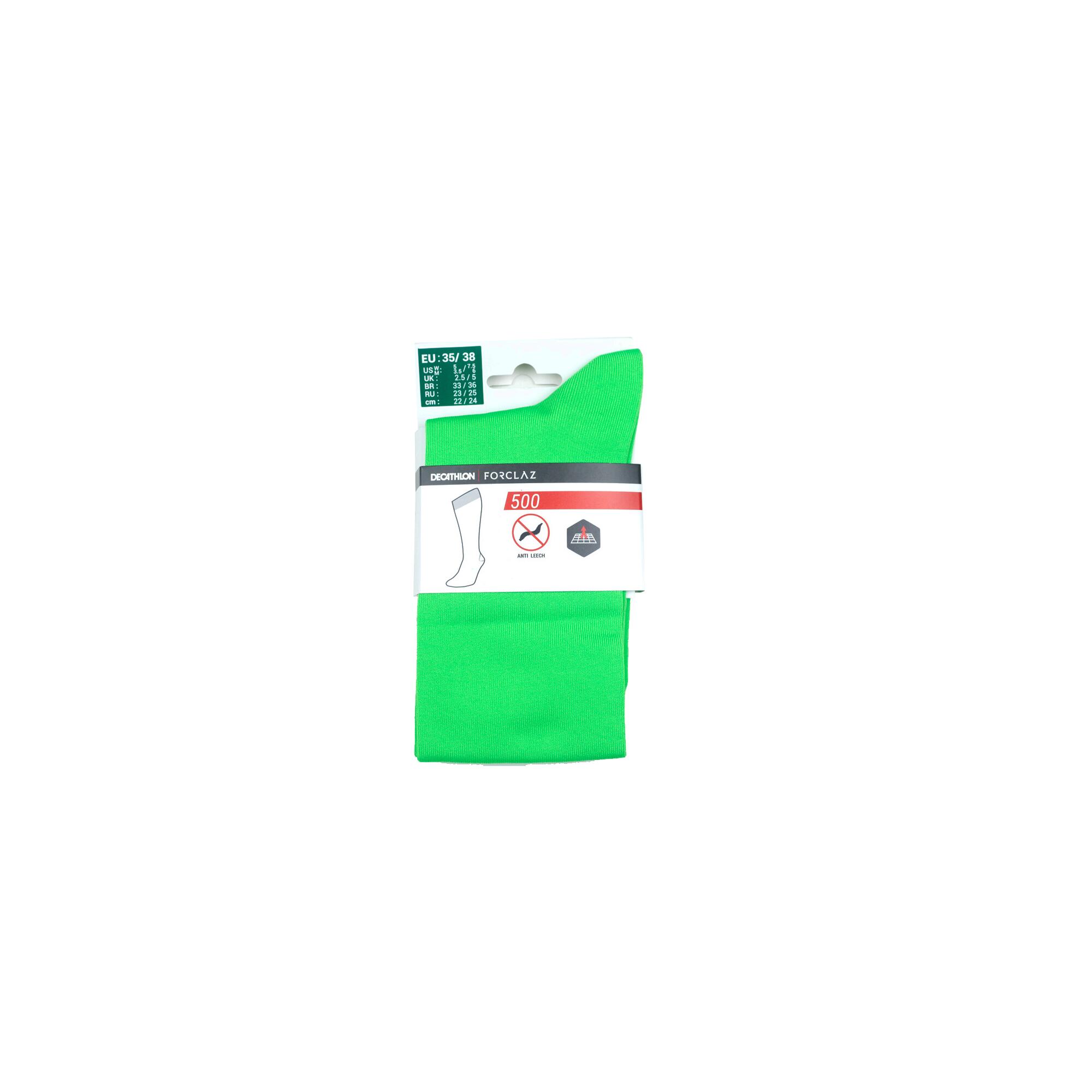 Anti-Leech Tropical Socks Tropic 500 - Green