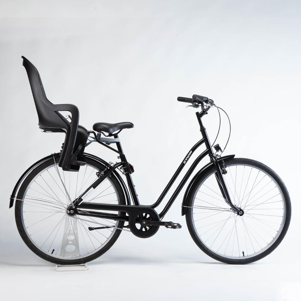 Mestský bicykel ELOPS 100 so zníženým rámom čierny