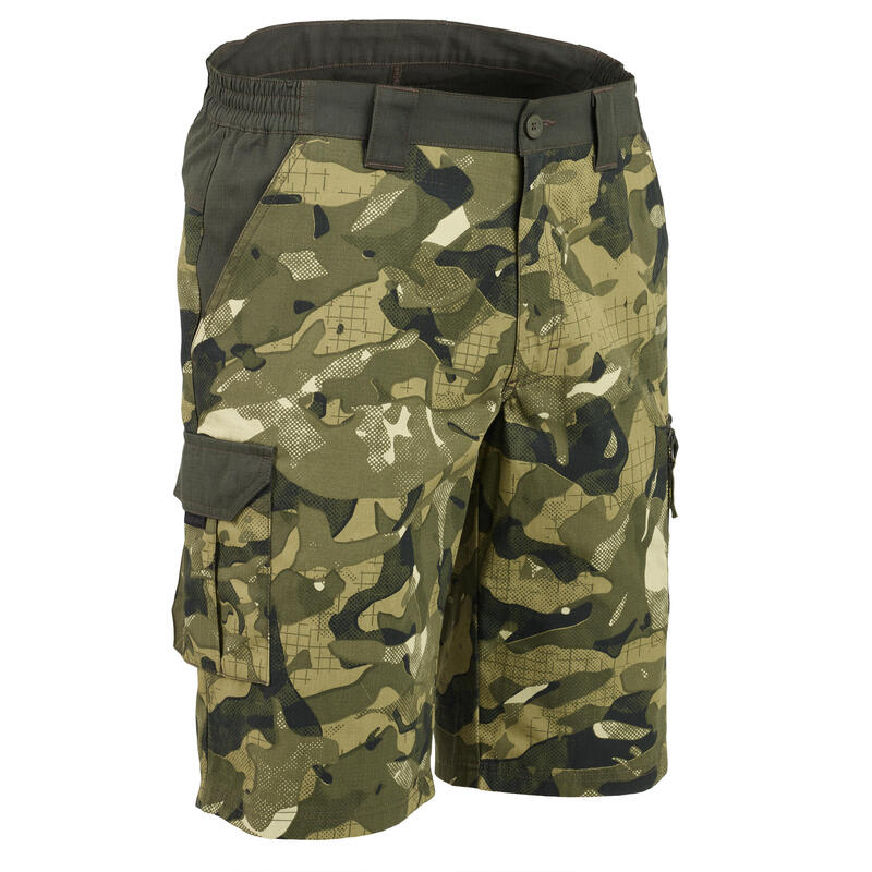 Bermuda 500 Camouflage Woodland vert uni