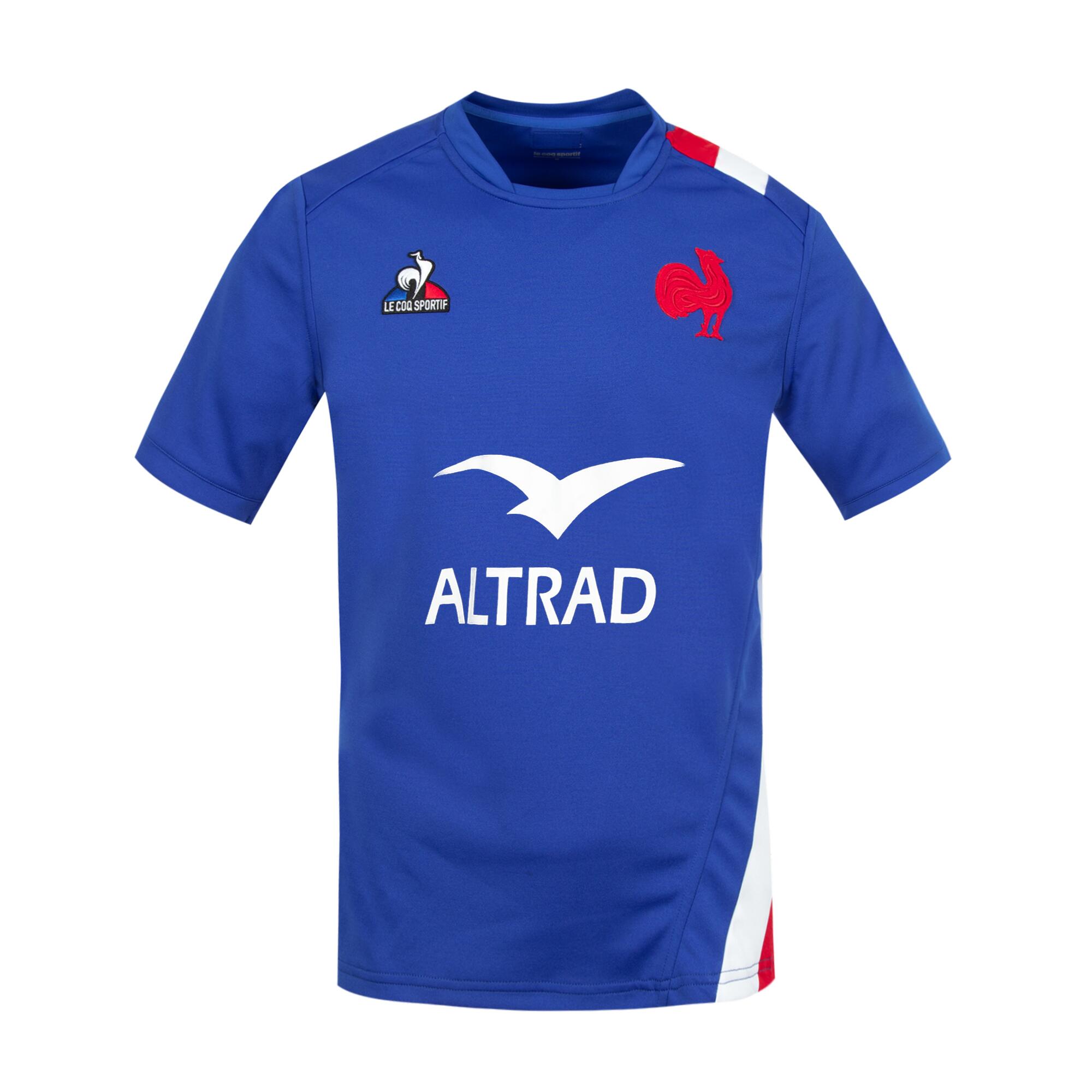 Tricou Rugby Replică Echipa Franţei 2022 Albastru Adulți La Oferta Online decathlon imagine La Oferta Online