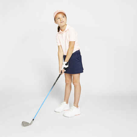 Trumpas mergaičių golfo sijonėlis „MW500“, tamsiai mėlynas