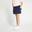 Jupe-short de golf fille MW500 bleu marine