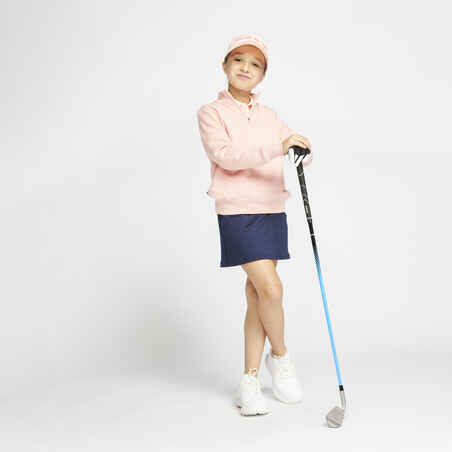 Vaikiškas neperpučiamas golfo džemperis „MW500“, rožinis