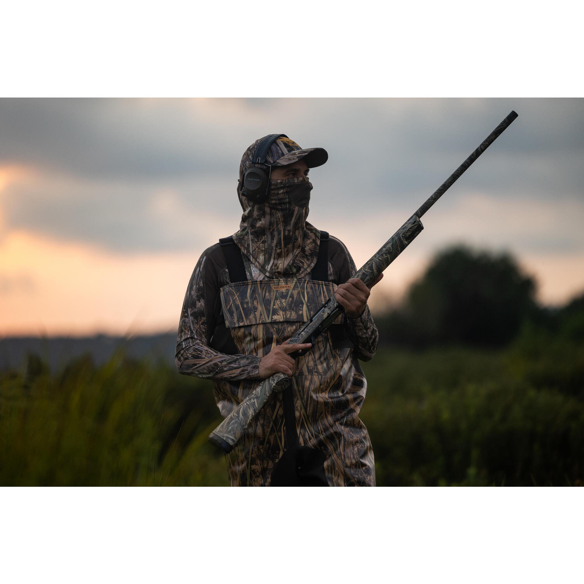 Hunting waders with pockets 520 marsh camouflage