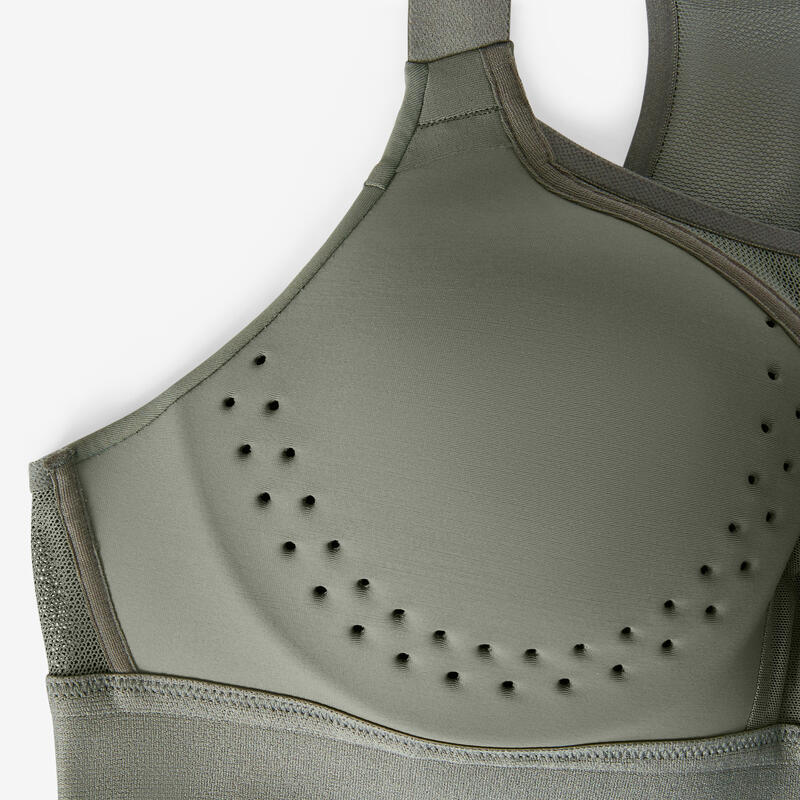 COMFORT RUNNING BRA - KHAKI