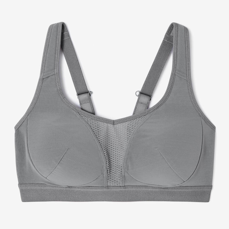 SOUTIEN-GORGE DE RUNNING CLASSIQUE GRIS