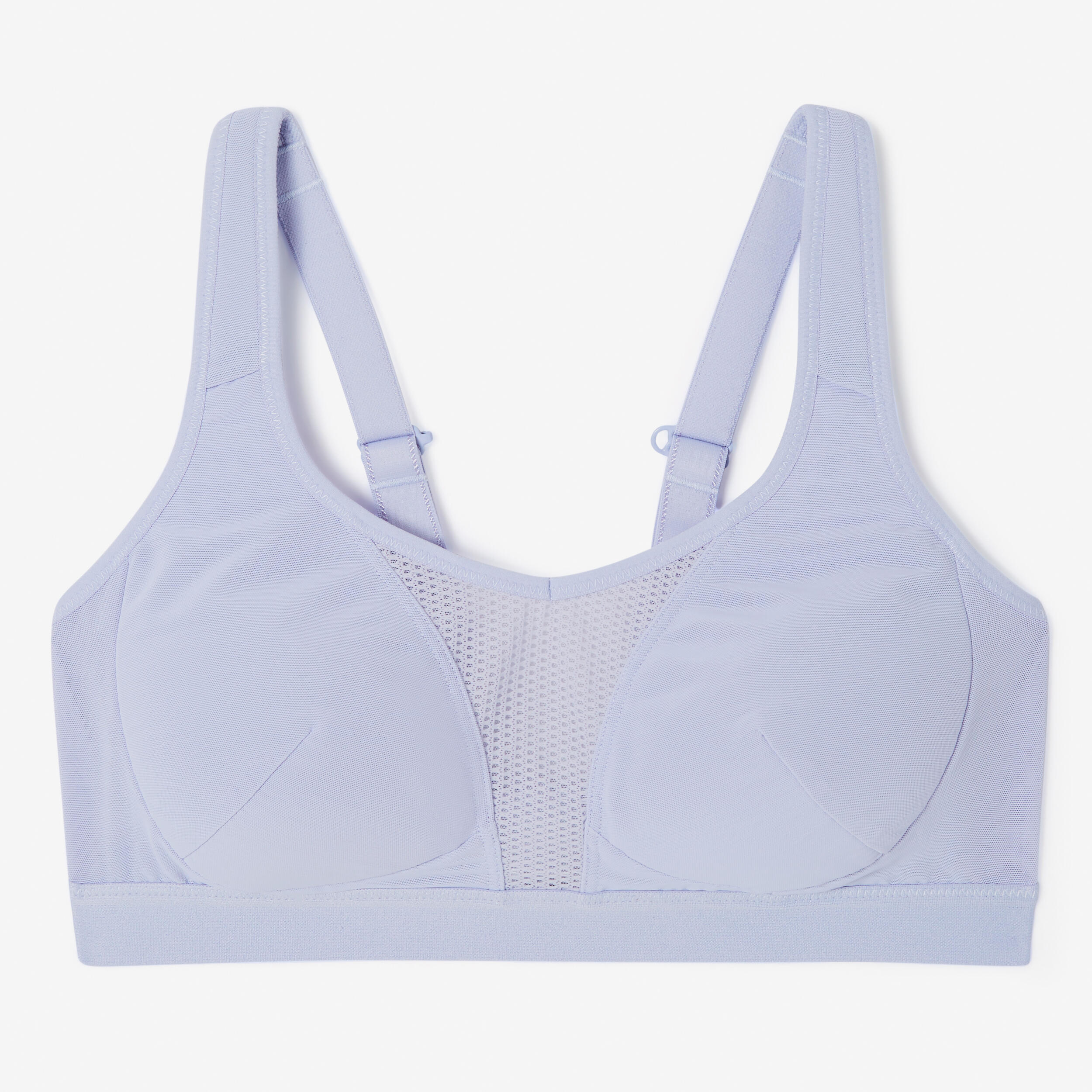 Women's High Support Bra with Crossed Straps - Light blue 2/5