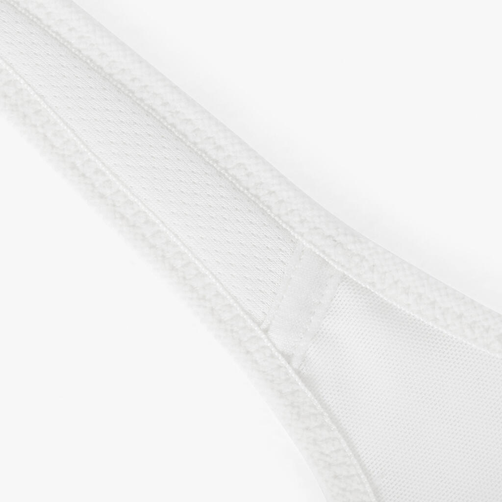 Brassière bretelles croisables maintien fort femme, Noir