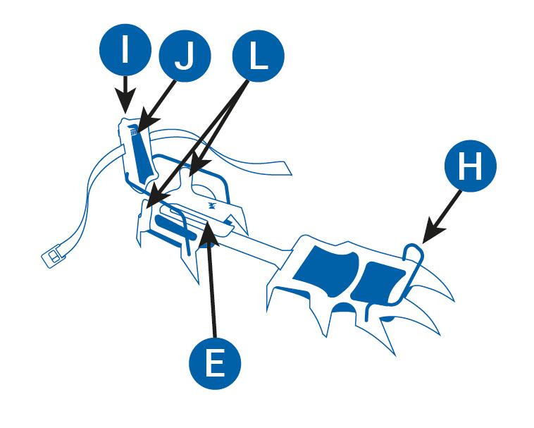 Manual de instruções dos Crampons