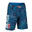 Boys’ Swimming Shorts 100 Long - All-over Palm Blue