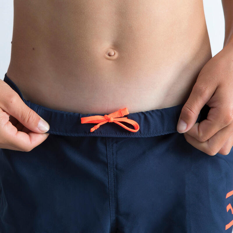 Short de bain natation Garçon - 100 bleu foncé