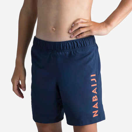 Boys' swimming shorts - 100 dark blue