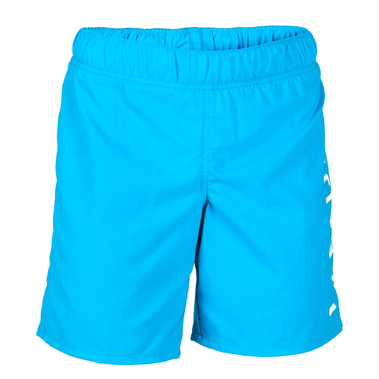 Boy swimming shorts 100 basic blue