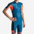 Combinaison De Natation Garçon - Shorty 100 Kloupi - Bleu Rouge