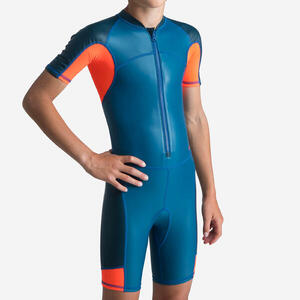 Neopreno Niños piscina corto Kloupi Nabaiji azul rojo