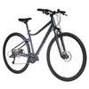 Bicicleta de trekking 28 pulgadas aluminio monoplato 9V Riverside 500 azul noche