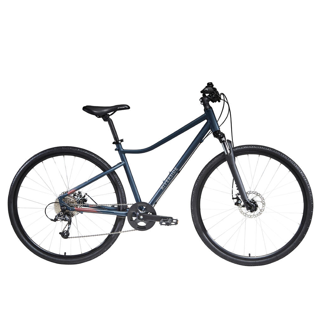Riverside 500 Hybrid Bike - light blue
