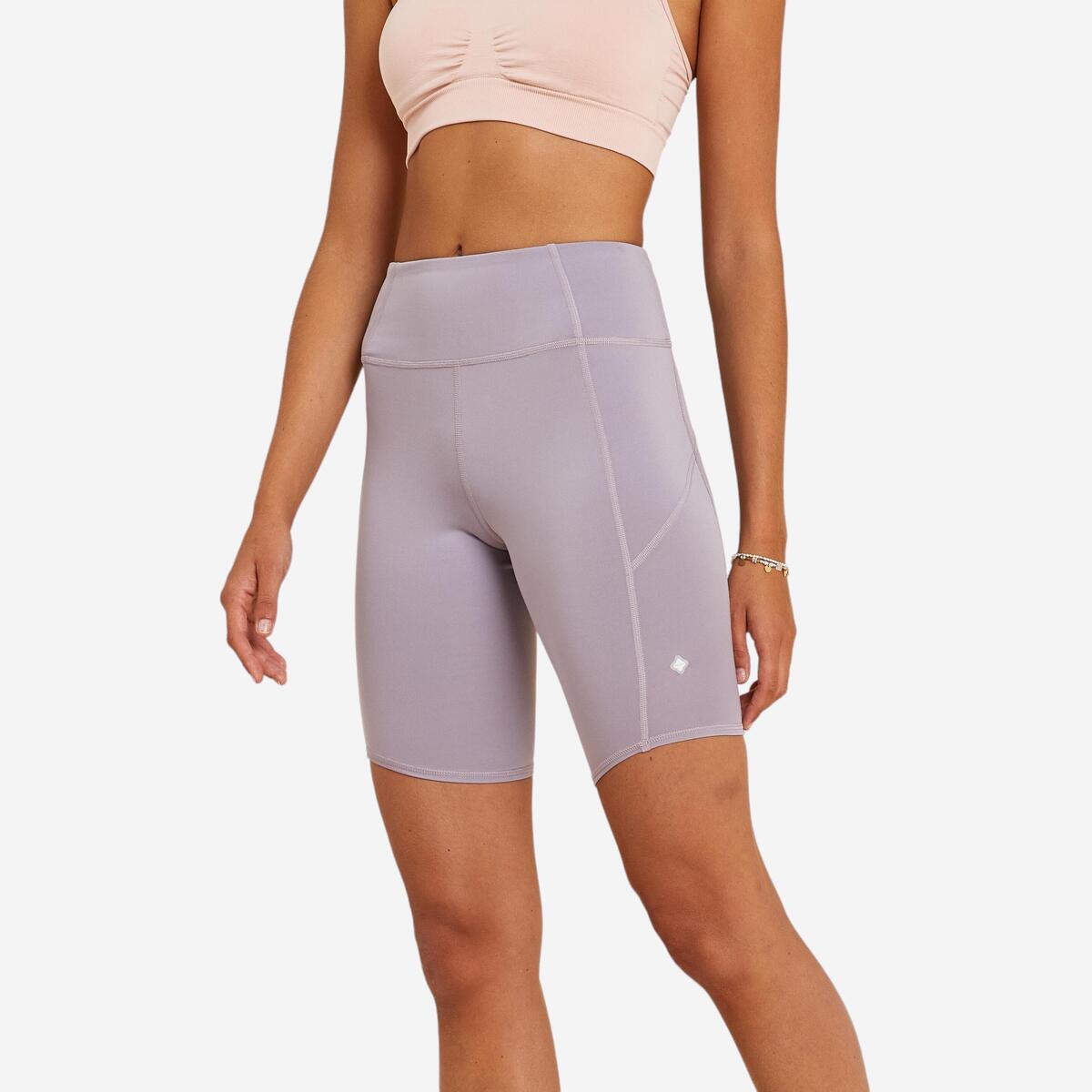 SHORT CYCLISTE YOGA DYNAMIQUE FEMME VIOLET