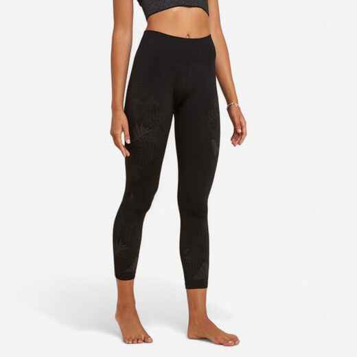 
      LEGGING 7/8 YOGA SANS COUTURES NOIR / ANTHRACITE
  