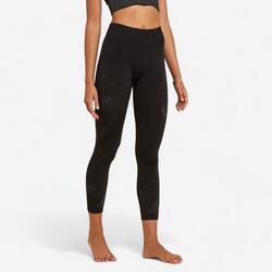 Malla legging 7/8 yoga seamless Mujer - Negro