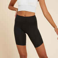 Women's Dynamic Yoga Cycling Shorts - Black