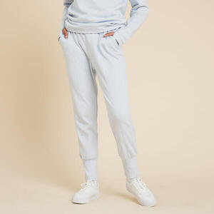 PANTALÓN CARROT MUJER YOGA SUAVE AZUL CLARO