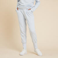 PANTALON FEMME CAROTTE YOGA DOUX BLEU CLAIR