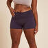 Women's Eco-Friendly Cotton Yoga Shorts - Purple