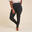 Leggings Yoga Damen Ecodesign - dunkelgrau