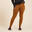 LEGGING TECH COTON YOGA FEMME CAMEL