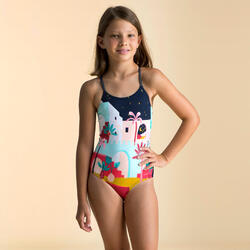 UNIFACO Girls Swimsuits Two Piece Tankini Bathing Suits Boyshort Summer Beach Rash Guard Swimwear for 4-13T 