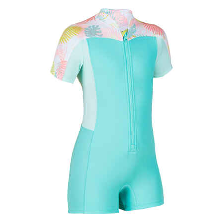Jednodijelni kupaći kostim za djevojčice boja mente