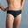 Bañador Hombre natación slip negro. Disponible en talla grande