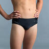 Bañador Hombre natación slip negro. Disponible en talla grande