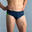 MAILLOT DE BAIN NATATION HOMME SLIP 900 YOKE BLEU VERT